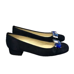 Scarpe di Maremma Decollete Blu Con Pietre*Donna Ballerine