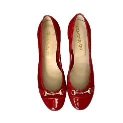 Scarpe di Maremma Decollete Rosso Con Morsetto*Donna Ballerine