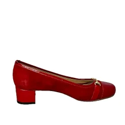 Scarpe di Maremma Decollete Rosso Con Morsetto*Donna Ballerine