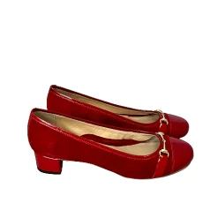 Scarpe di Maremma Decollete Rosso Con Morsetto*Donna Ballerine