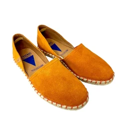 Scarpe di Maremma Espadrillas Artigianali In Camoscio Verbenas Arancioni*Donna Scarpe Sportive