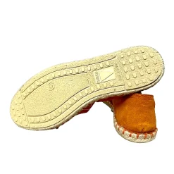 Scarpe di Maremma Espadrillas Artigianali In Camoscio Verbenas Arancioni*Donna Scarpe Sportive