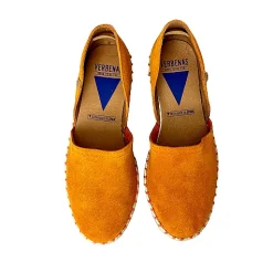 Scarpe di Maremma Espadrillas Artigianali In Camoscio Verbenas Arancioni*Donna Scarpe Sportive