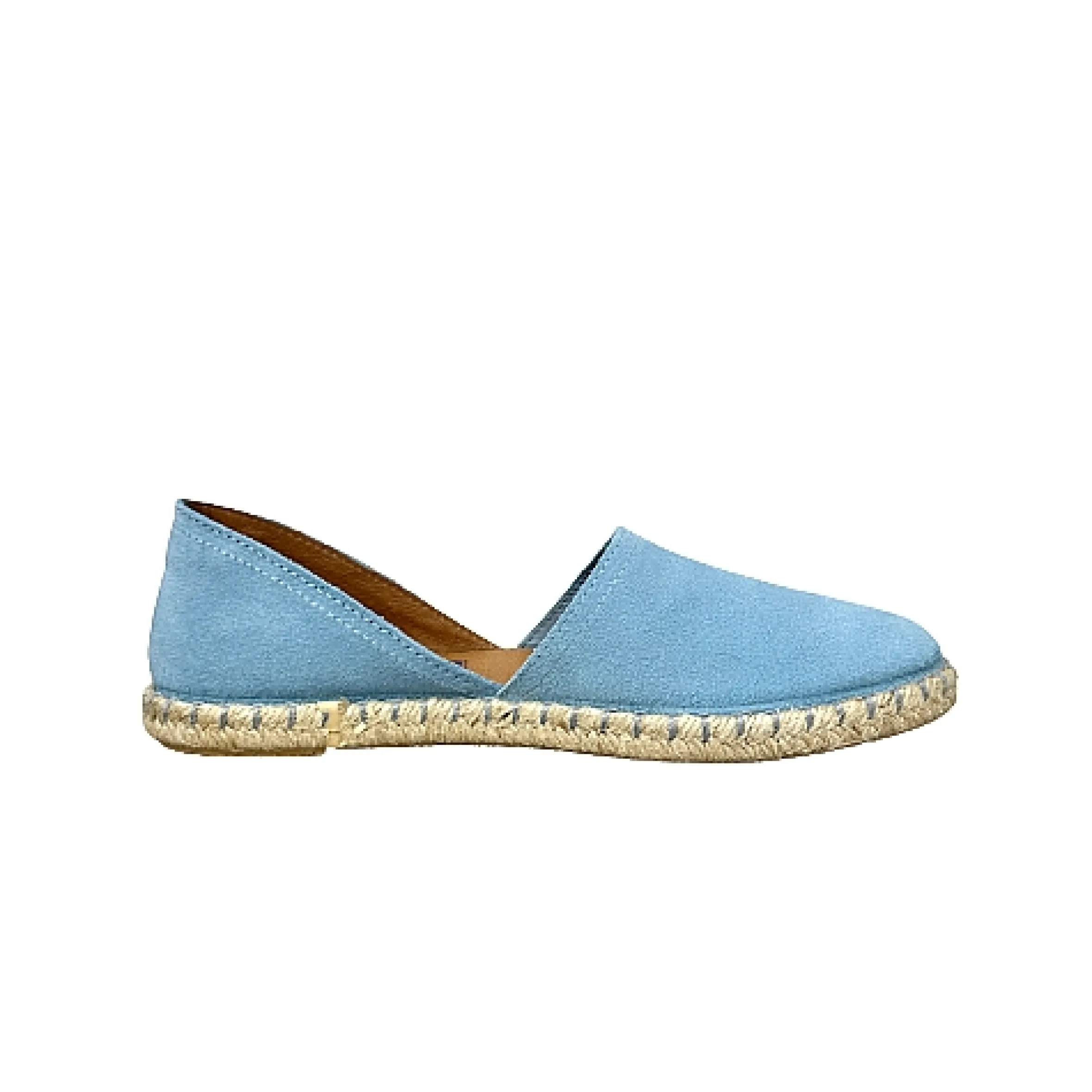 Scarpe di Maremma Espadrillas Artigianali In Camoscio Verbenas Celesti*Donna Scarpe Sportive
