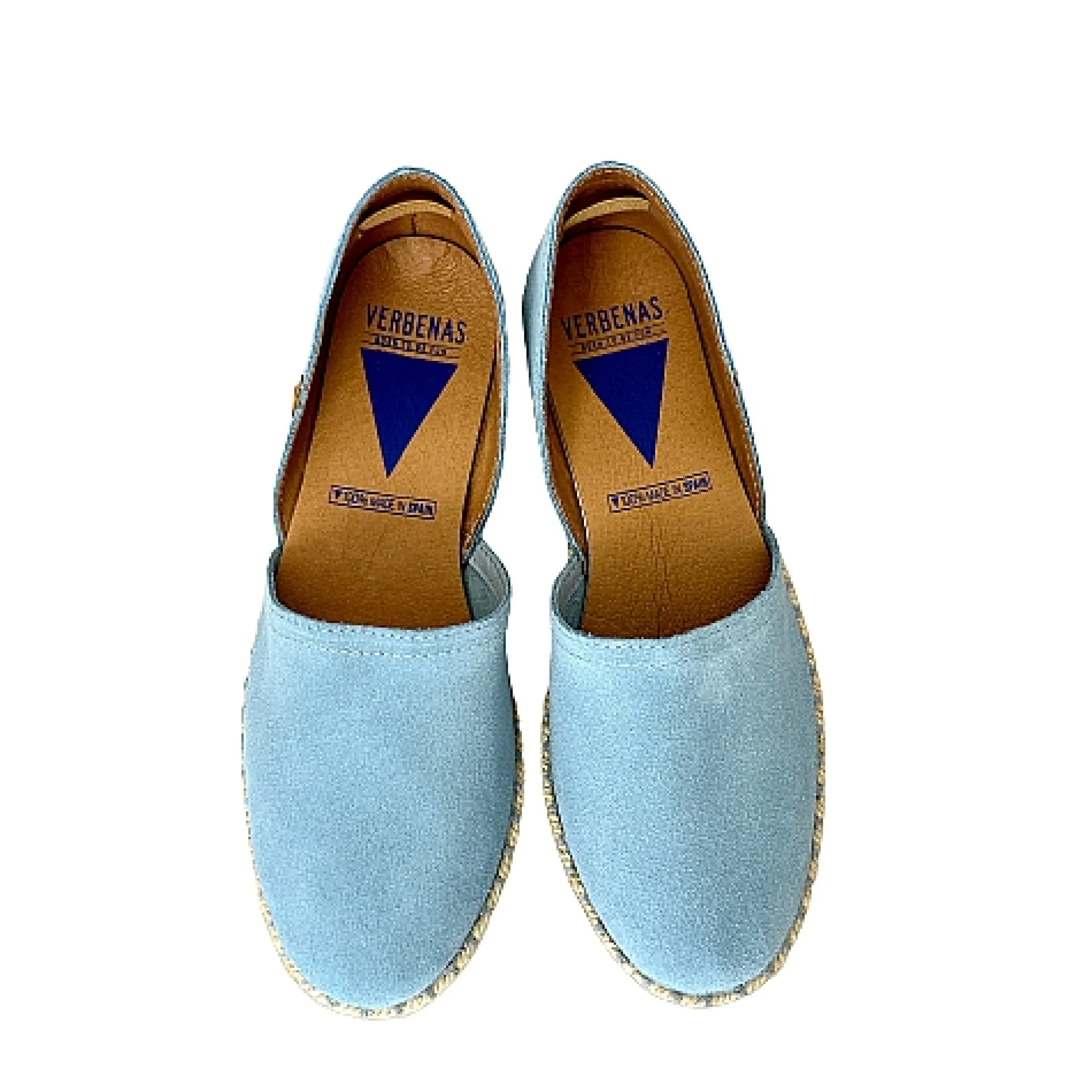 Scarpe di Maremma Espadrillas Artigianali In Camoscio Verbenas Celesti*Donna Scarpe Sportive