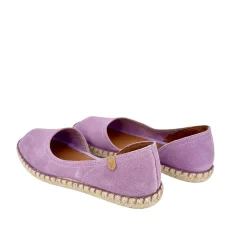 Scarpe di Maremma Espadrillas Artigianali In Camoscio Verbenas Glicine*Donna Scarpe Sportive