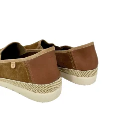 Scarpe di Maremma Espadrillas Artigianali In Camoscio E Pelle Verbenas Cuoio*Uomo Mocassini
