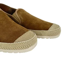 Scarpe di Maremma Espadrillas Artigianali In Camoscio E Pelle Verbenas Cuoio*Uomo Mocassini