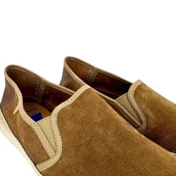 Scarpe di Maremma Espadrillas Artigianali In Camoscio E Pelle Verbenas Cuoio*Uomo Mocassini