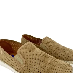 Scarpe di Maremma Espadrillas Artigianali In Camoscio Verbenas Taupe*Uomo Mocassini