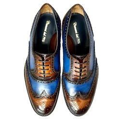 Scarpe di Maremma Francesina Fatta A Mano Spazzolata Luxury Collection*Uomo Stringate