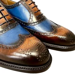 Scarpe di Maremma Francesina Fatta A Mano Spazzolata Luxury Collection*Uomo Stringate