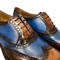 Scarpe di Maremma Francesina Fatta A Mano Spazzolata Luxury Collection*Uomo Stringate