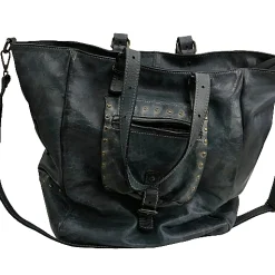 Scarpe di Maremma Grande Shopper Artigianale In Pelle Lavata*Donna Borse Morbide