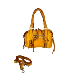 Scarpe di Maremma Luisa Borsetta Con Borchiette E Laccini In Pelle*Donna Borse Morbide