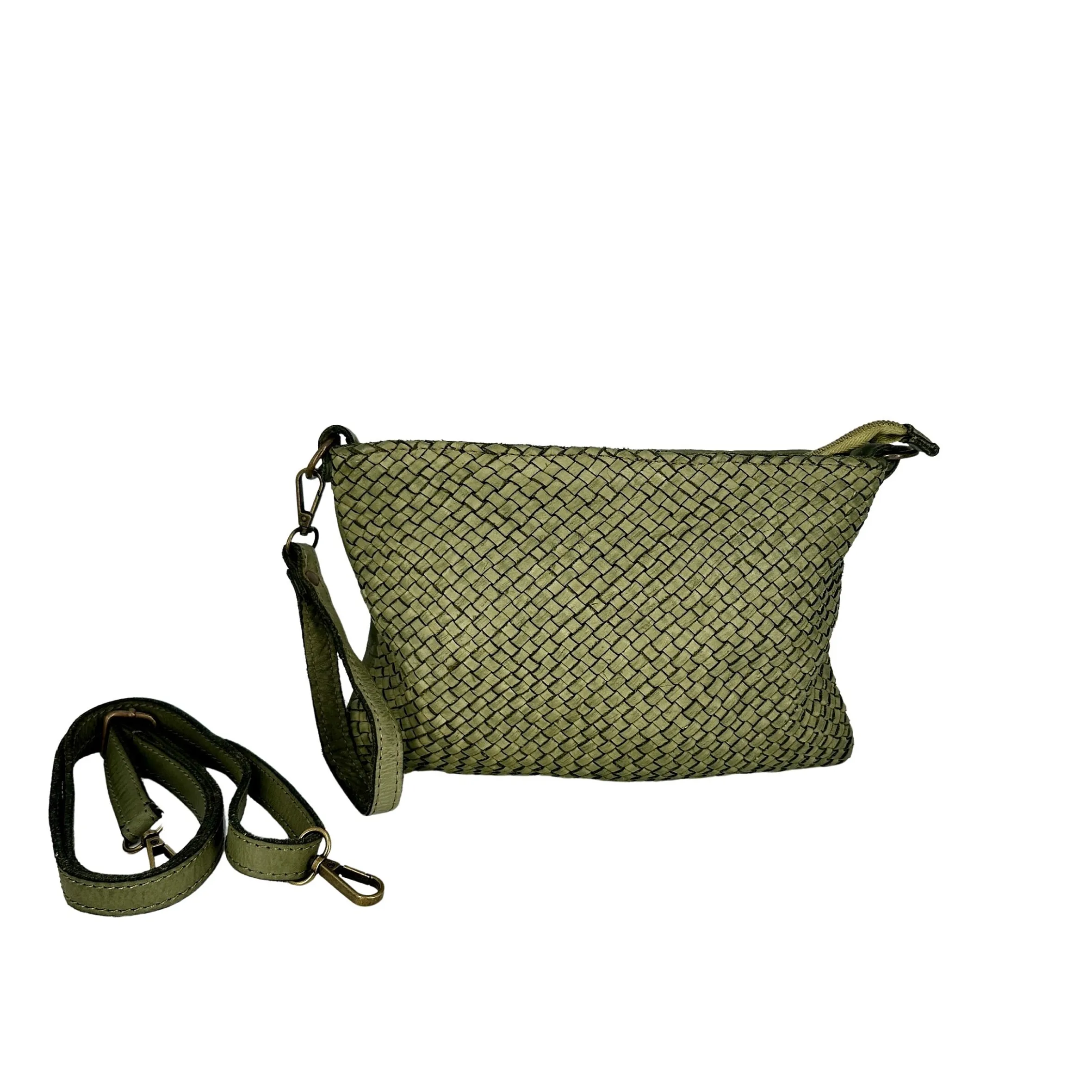 Scarpe di Maremma Marta Pochette Intrecciata Con Cinturino E Tracolla*Donna Borse Morbide