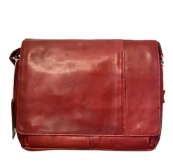 Scarpe di Maremma Messenger Artigianale Rossa*Uomo Borsetti