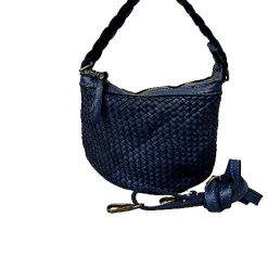 Scarpe di Maremma Mini Bag Artigianale A Tracolla In Pelle Intrecciata*Donna Borse Morbide