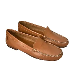 Scarpe di Maremma Mocassino Artigianale Cuoio Tan*Donna Mocassini