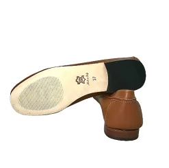 Scarpe di Maremma Mocassino Artigianale Cuoio Tan*Donna Mocassini