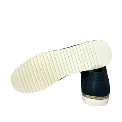 Scarpe di Maremma Mocassino Artigianale Estivo Blu*Donna Mocassini