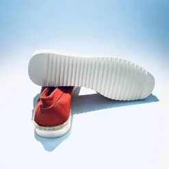 Scarpe di Maremma Mocassino Artigianale Estivo Rosso*Donna Mocassini