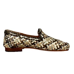 Scarpe di Maremma Mocassino Artigianale In Pelle Intrecciata*Donna Mocassini