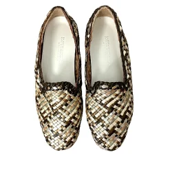 Scarpe di Maremma Mocassino Artigianale In Pelle Intrecciata*Donna Mocassini