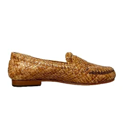 Scarpe di Maremma Mocassino Artigianale In Pelle Intrecciata*Donna Mocassini