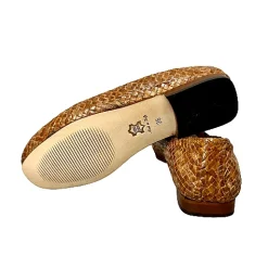 Scarpe di Maremma Mocassino Artigianale In Pelle Intrecciata*Donna Mocassini