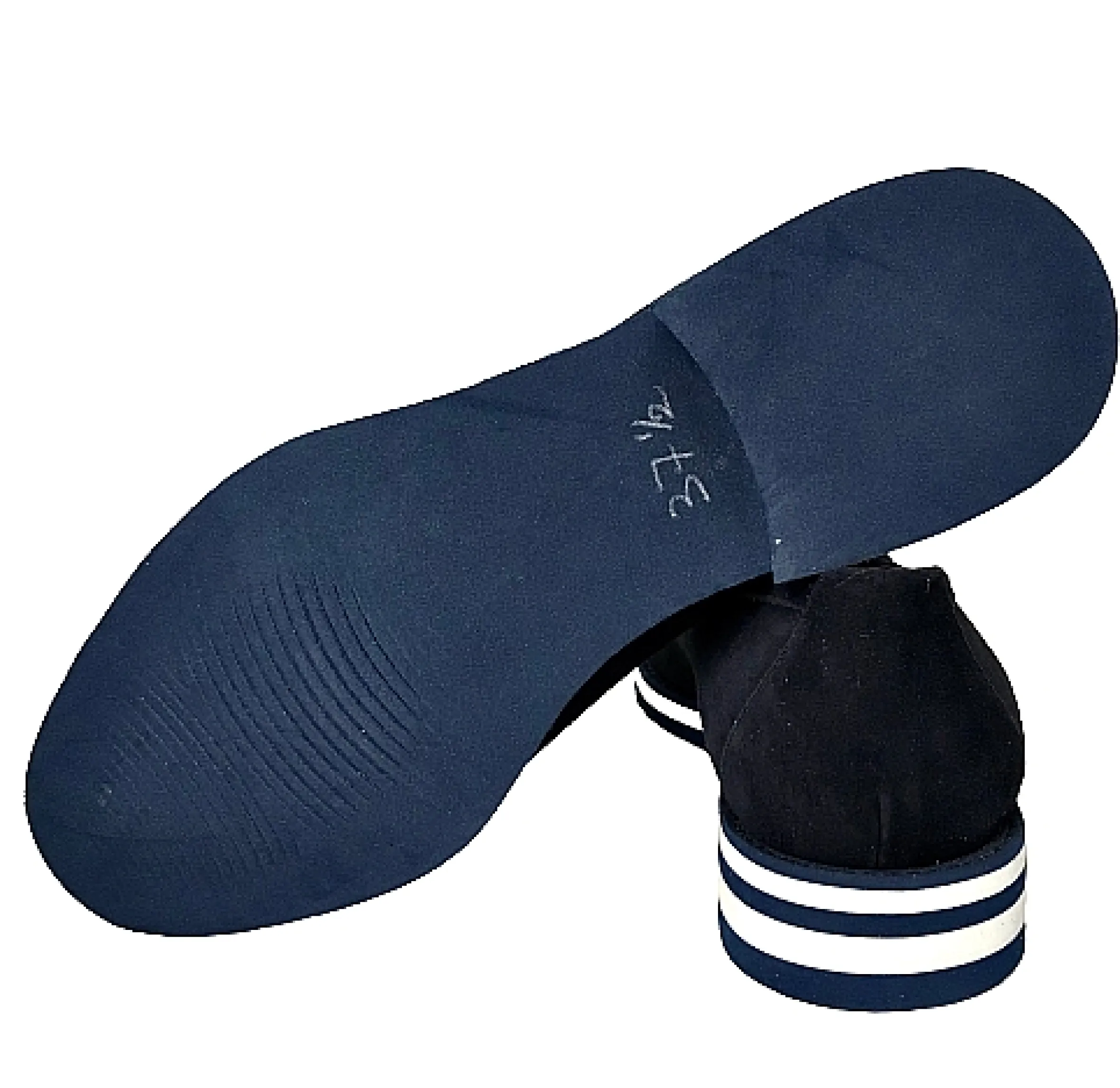 Scarpe di Maremma Mocassino Artigianale In Camoscio Blu*Donna Mocassini
