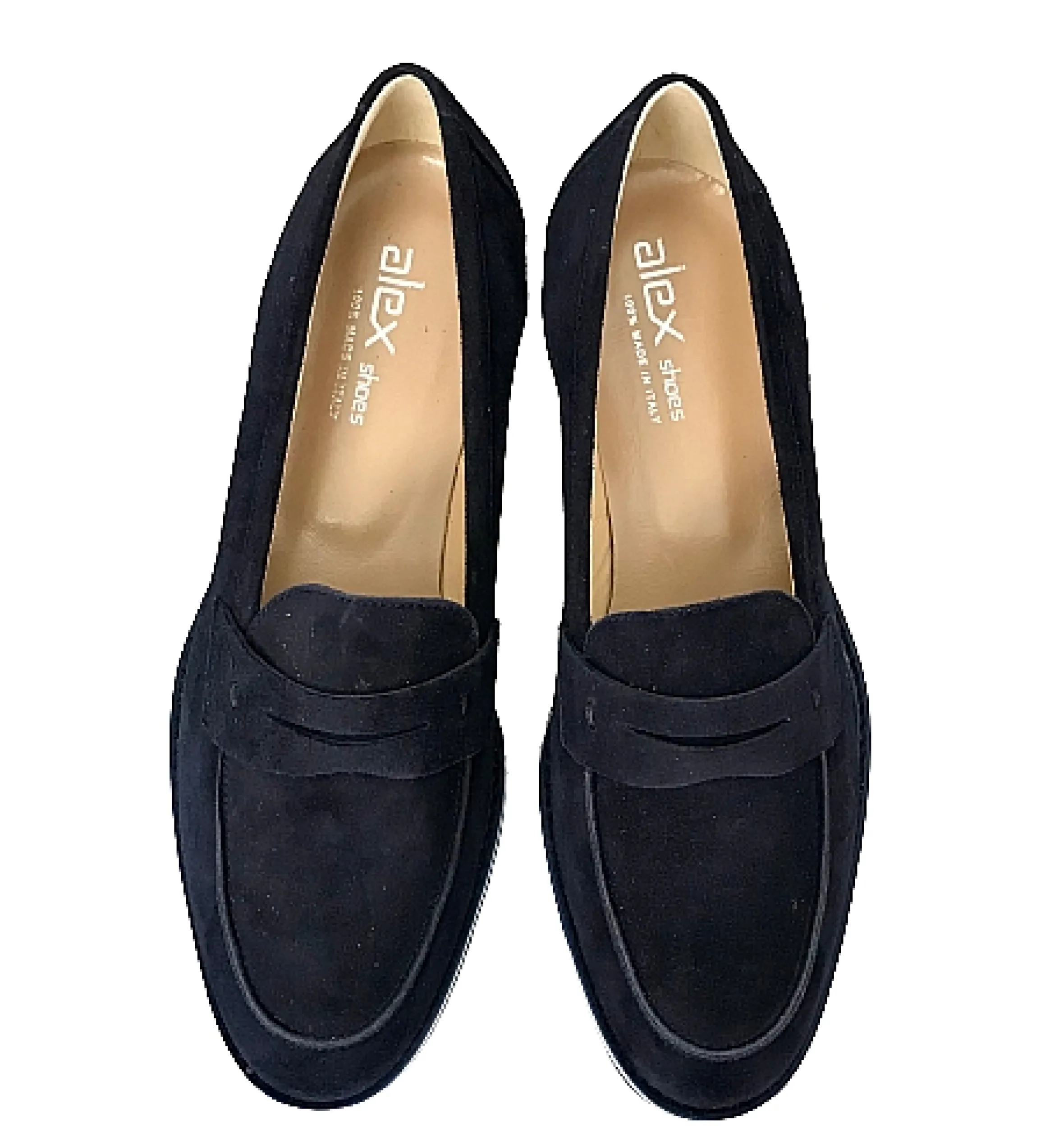 Scarpe di Maremma Mocassino Artigianale In Camoscio Blu*Donna Mocassini