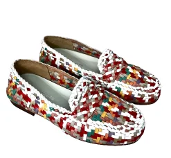 Scarpe di Maremma Mocassino Artigianale In Pelle Intrecciata*Donna Mocassini