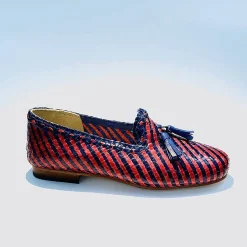 Scarpe di Maremma Mocassino Artigianale In Pelle Intrecciata*Donna Mocassini