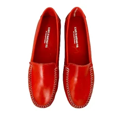 Scarpe di Maremma Mocassino Artigianale Sfoderato Rosso*Donna Mocassini