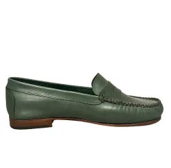 Scarpe di Maremma Mocassino Artigianale Verde*Donna Mocassini
