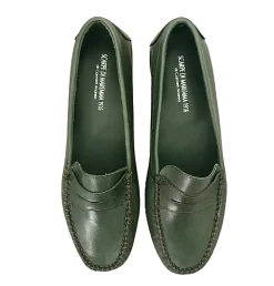 Scarpe di Maremma Mocassino Artigianale Verde*Donna Mocassini
