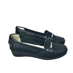 Scarpe di Maremma Mocassino Blu Traforato*Donna Mocassini