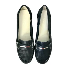 Scarpe di Maremma Mocassino Blu Traforato*Donna Mocassini