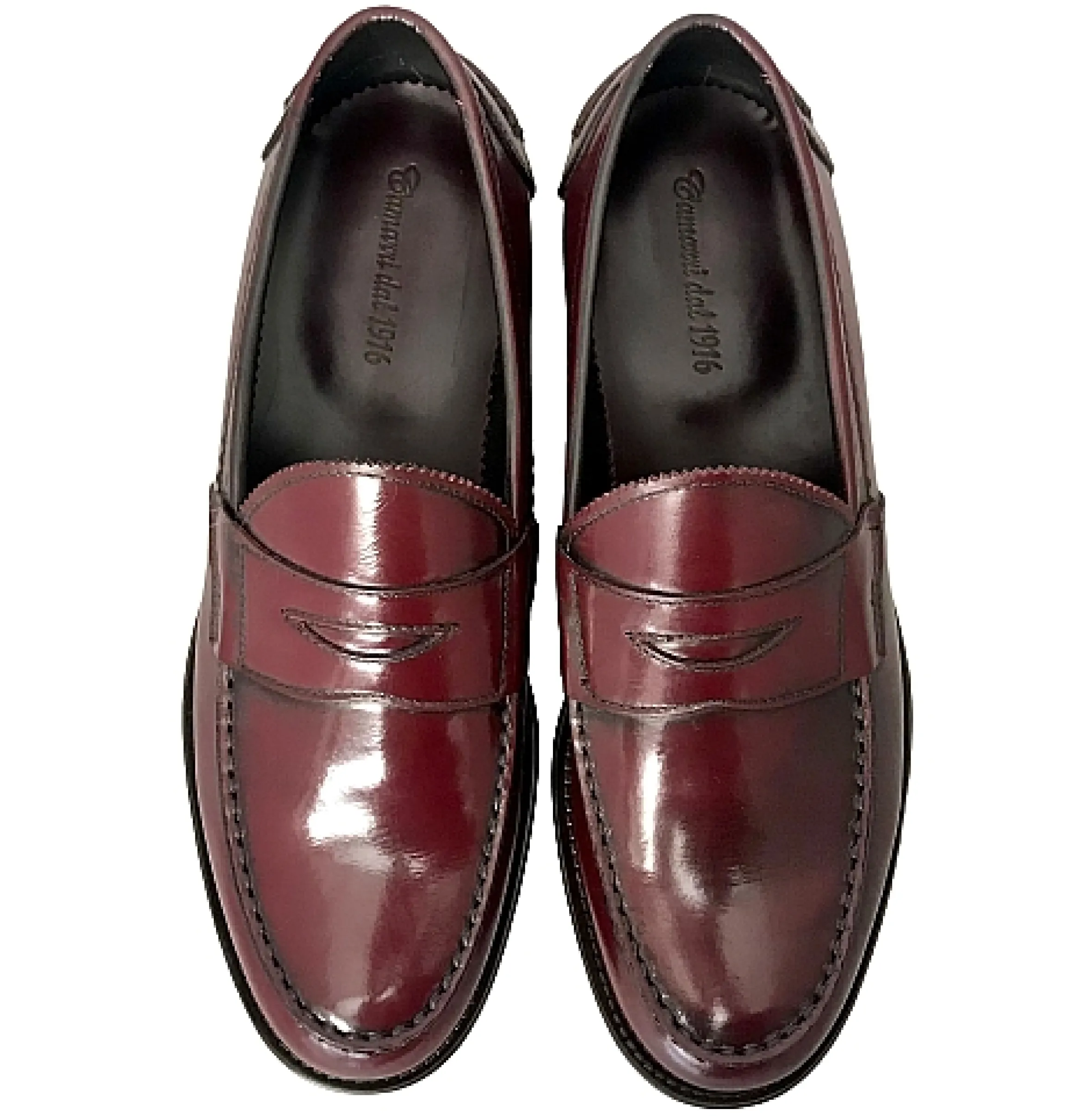 Scarpe di Maremma Mocassino Cognac Mod. College Luxury*Uomo Mocassini