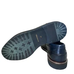 Scarpe di Maremma Mocassino College Intrecciato Blu*Uomo Mocassini