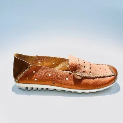 Scarpe di Maremma Mocassino In Pelle Arancione*Donna Mocassini