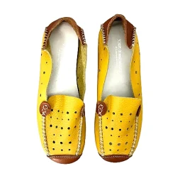 Scarpe di Maremma Mocassino In Pelle Giallo*Donna Mocassini
