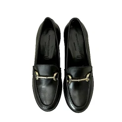 Scarpe di Maremma Mocassino In Pelle Nero Con Morsetto Pfv*Donna Mocassini