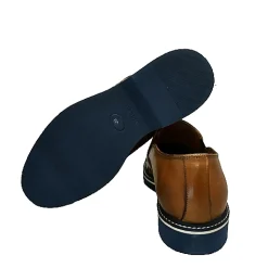 Scarpe di Maremma Mocassino Intrecciato Cognac*Uomo Mocassini