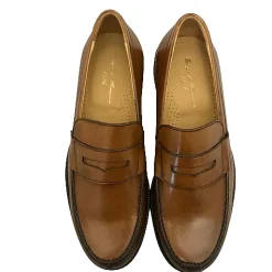 Scarpe di Maremma Mocassino Mod. College Cuoio*Uomo Mocassini