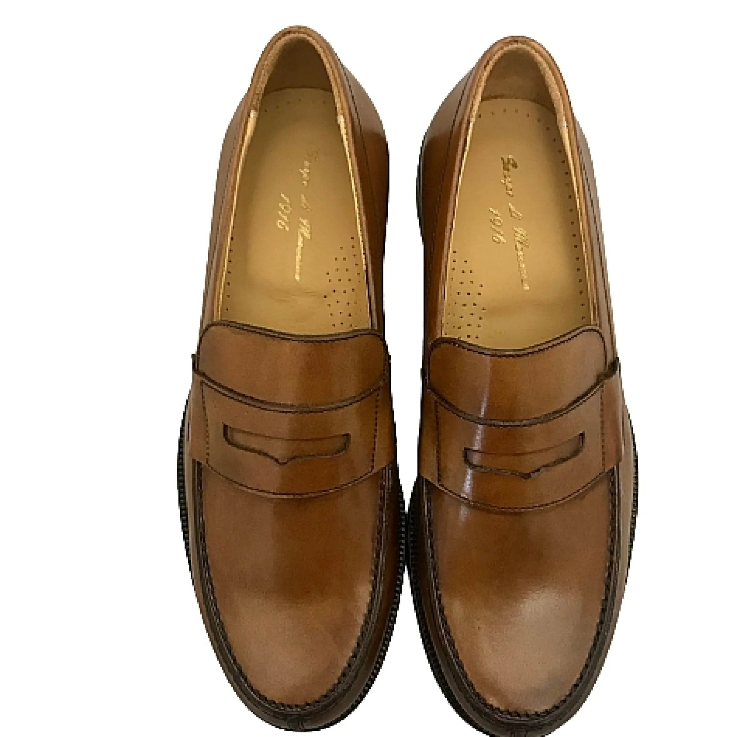 Scarpe di Maremma Mocassino Mod. College Cuoio*Uomo Mocassini