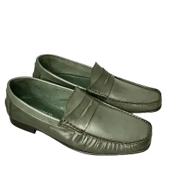 Scarpe di Maremma Mocassino Mod. College Estivo Verde*Uomo Mocassini
