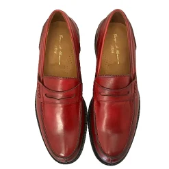 Scarpe di Maremma Mocassino Mod. College Rosso*Uomo Mocassini