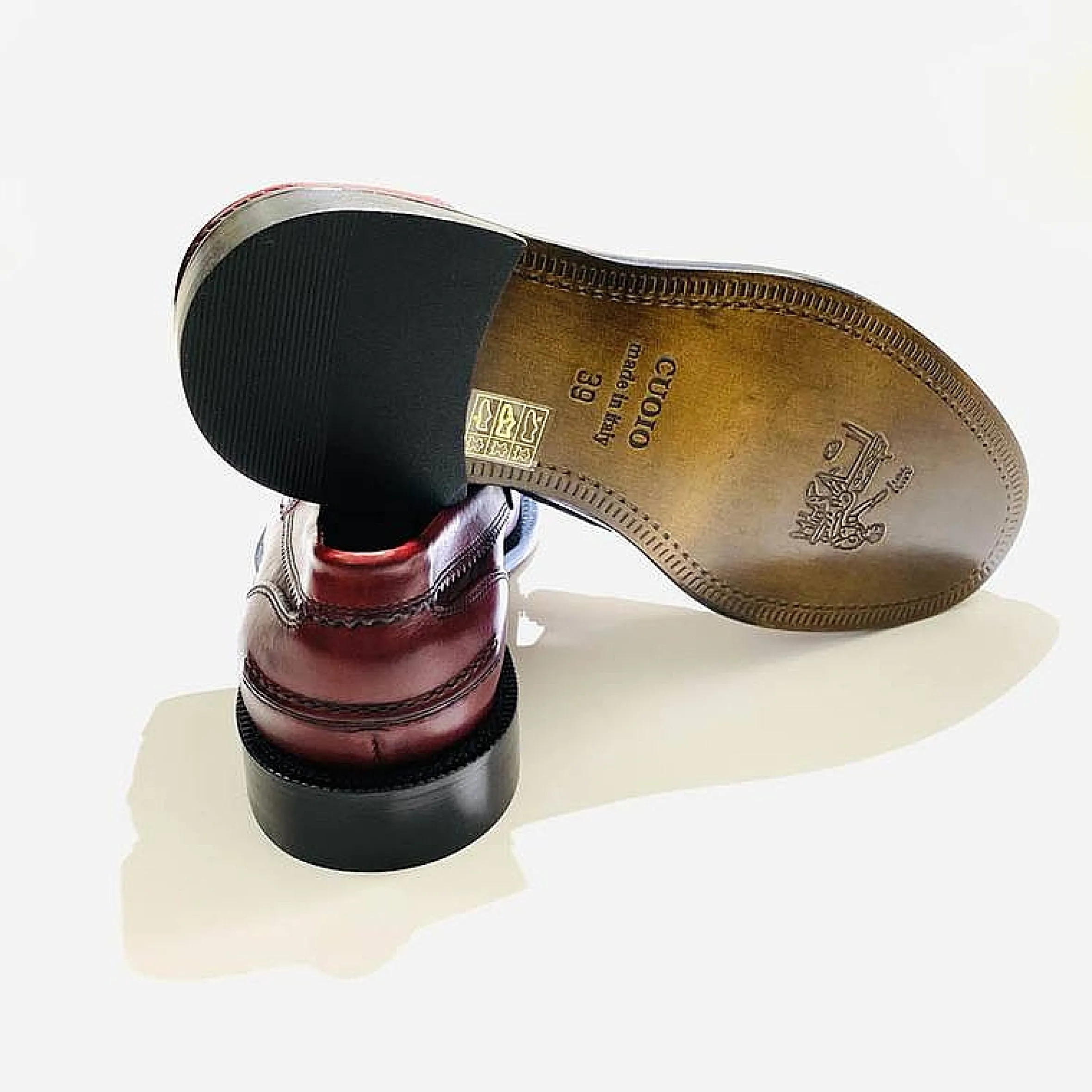 Scarpe di Maremma Mocassino Mod. College Rosso*Uomo Mocassini
